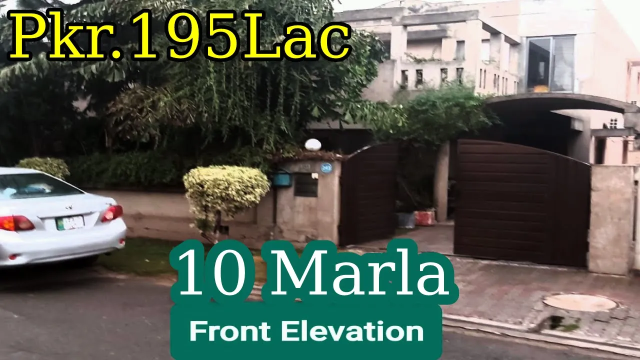 10 Marla House for Sale Eden Avenue New airport Road Lahore |4 Beds| By Syed Brothers Demand:195Lac