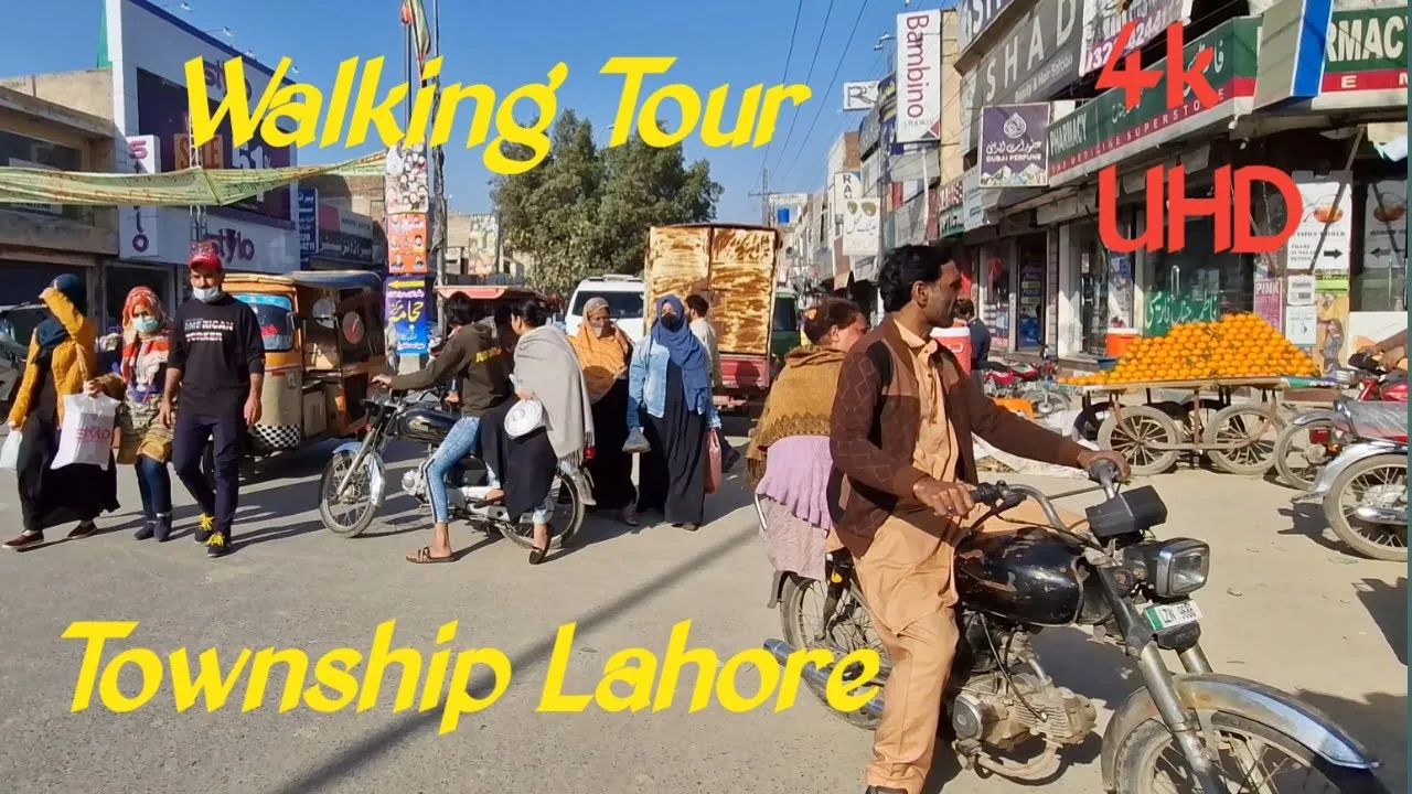Walking Tour | Township Lahore | Pakistan | 4k UHD