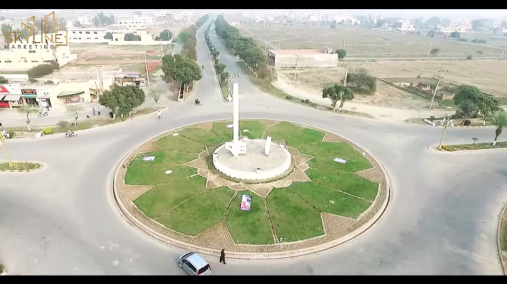 Drone View of Engineers Town Housing Society, Lahore #skylinemarketing