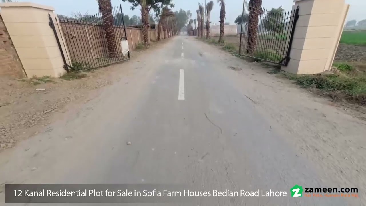 12 kanal farm house Land in sofia farm Bedian road