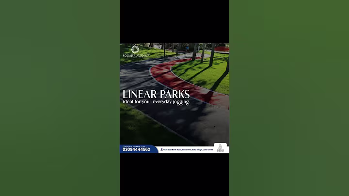 Discover the perfect jogging experience at Square Avenue's Linear Parks! 🌳🏃‍♂️