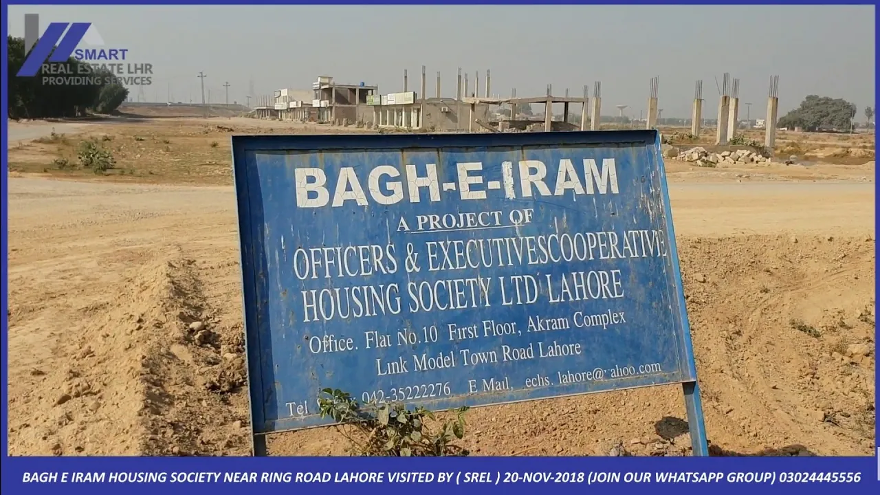 BAGH E IRAM HOUSING SOCIETY NEAR RING ROAD LAHORE VISITED BY ( SREL ) 20-NOV-2018