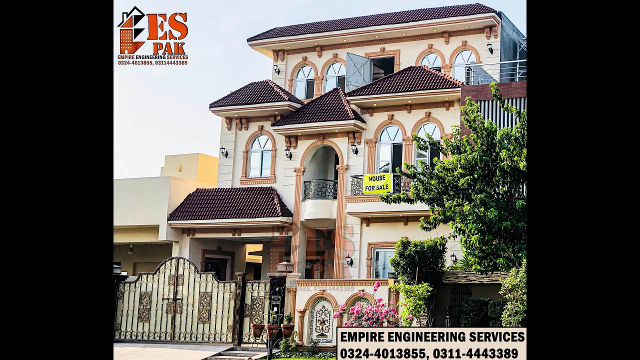 10 Marla House by EMPIRE Engineering Services (EESPAK)- Bankers Town, Lahore.03244013855,03114443389