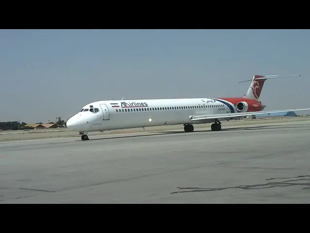 EP-TAS ATA Airlines McDonnell Douglas MD-83 at  Tehran Mehrabad Airport