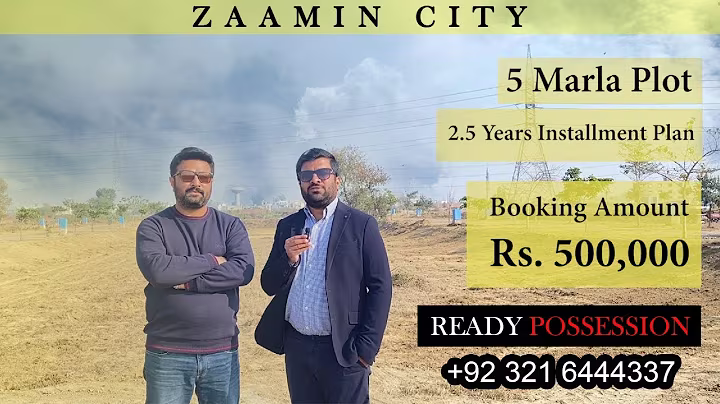 Zaamin City - Complete Tour | 5 Marla Plot Booking from 5 Lac | Easy 2.5 Years Installments