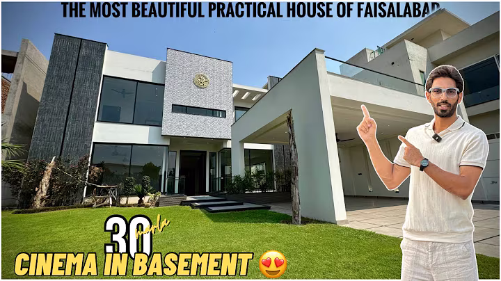 30 Marla GRAND-HOME with (BASEMENT CINEMA) For Sale in Abdullah Gardens Faisalabad