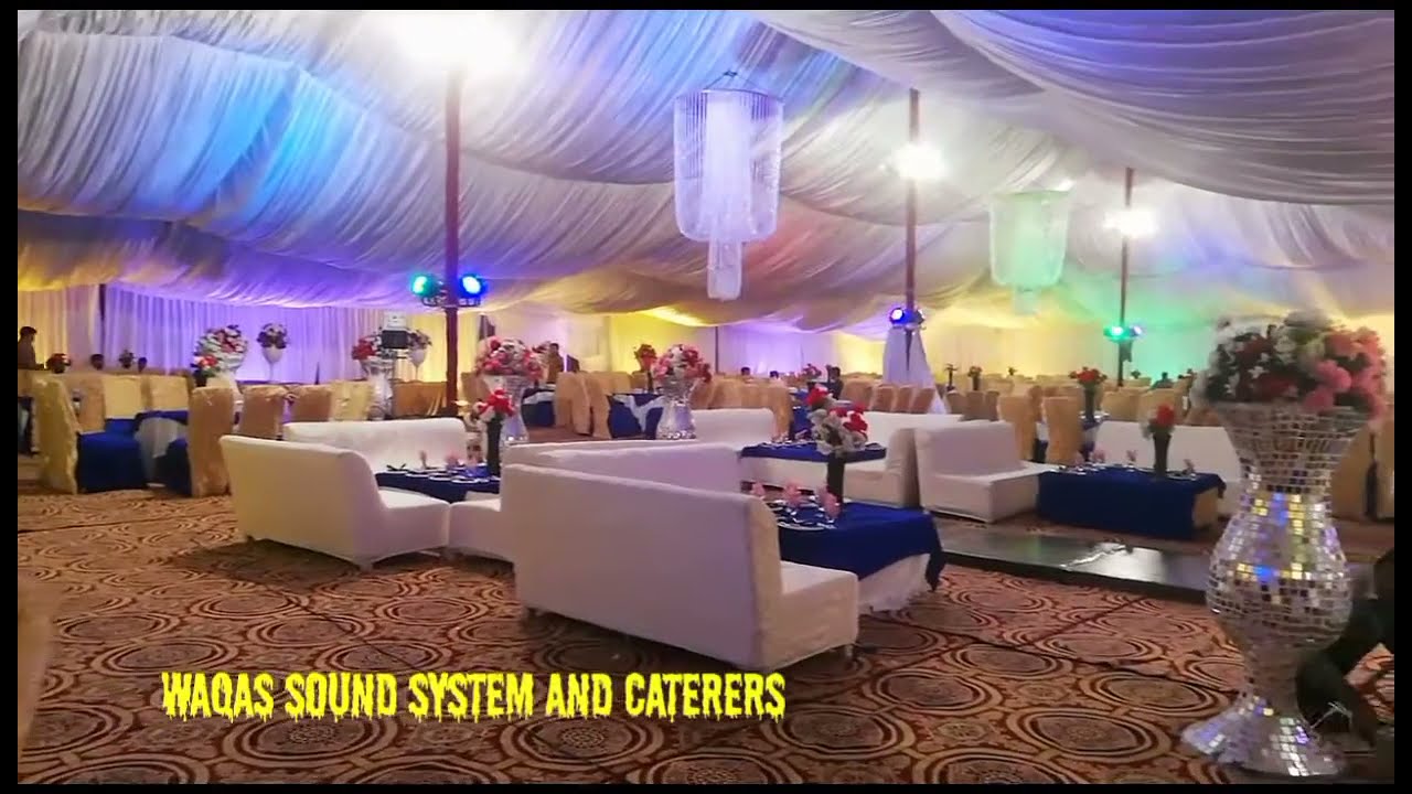 Event Walima setup at Poonch House Colony Road Lahore