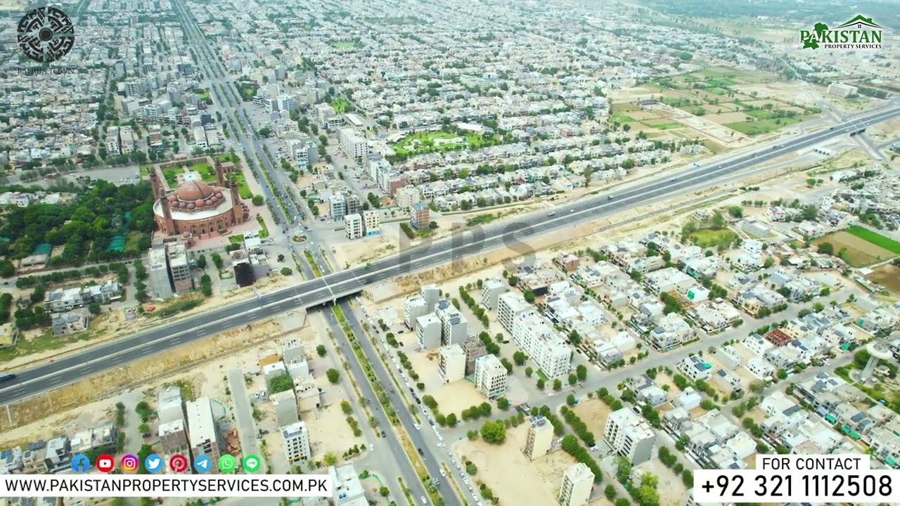 Bahria Town Lahore Population in 2025 | Bahria Town Lahore 4k Drone View 2025