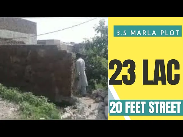 plot for sale | 3.5 marla | madina colony misrial road rwp | 23 lac #plotforsale #landforsale