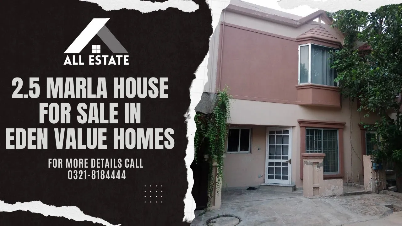 2.5 Marla House For Sale | Eden Value Homes | #edenvaluehomes #realestate#allestatepk