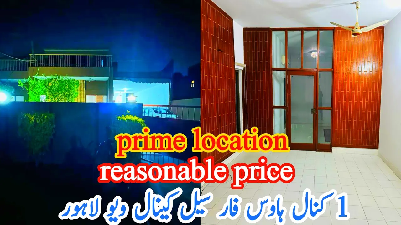 1 kanal house for sale canal view Lahore