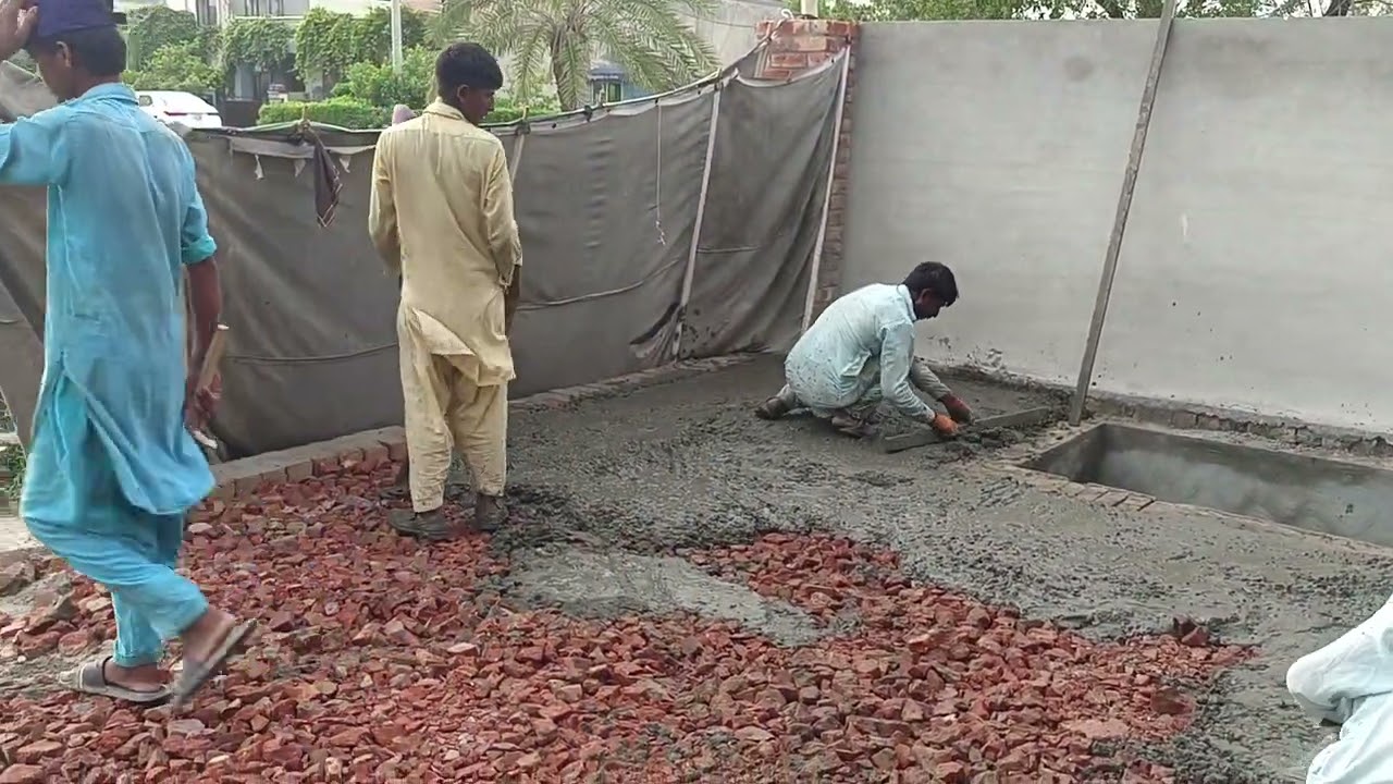 rough Flooring at Khayaban E Amin Lahore
