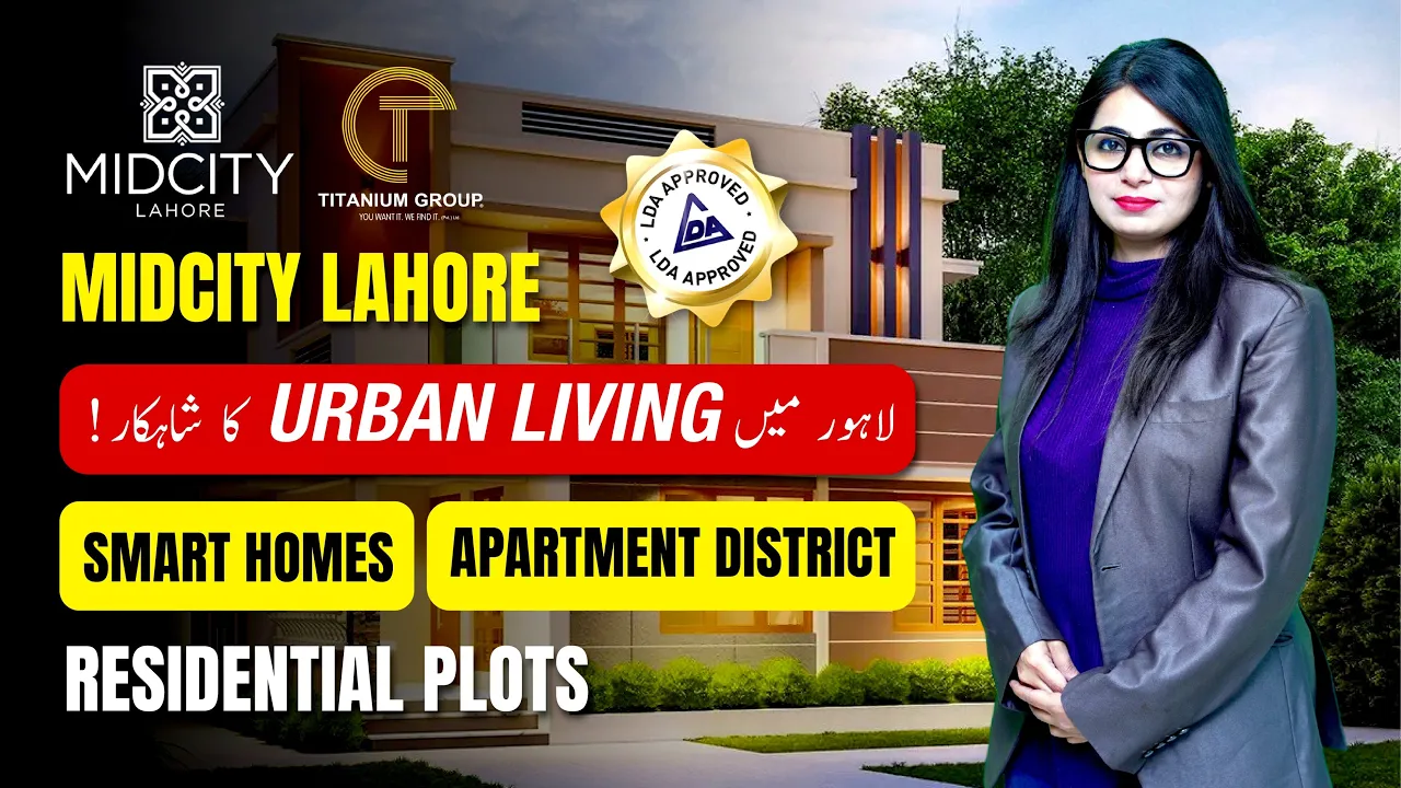 Book Residential Plots, Villas & Apartments in Lahore | Mid City Housing Society  | Titanium Group