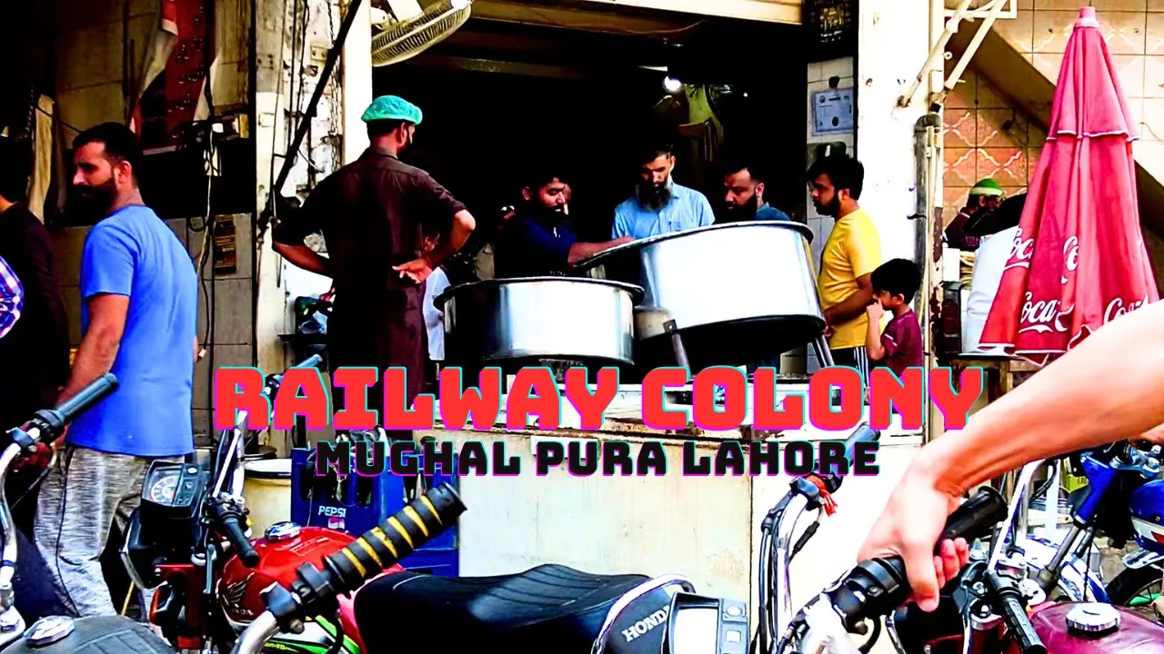 Real Life inside railway Colony Mughal Pura Lahore Pakistan