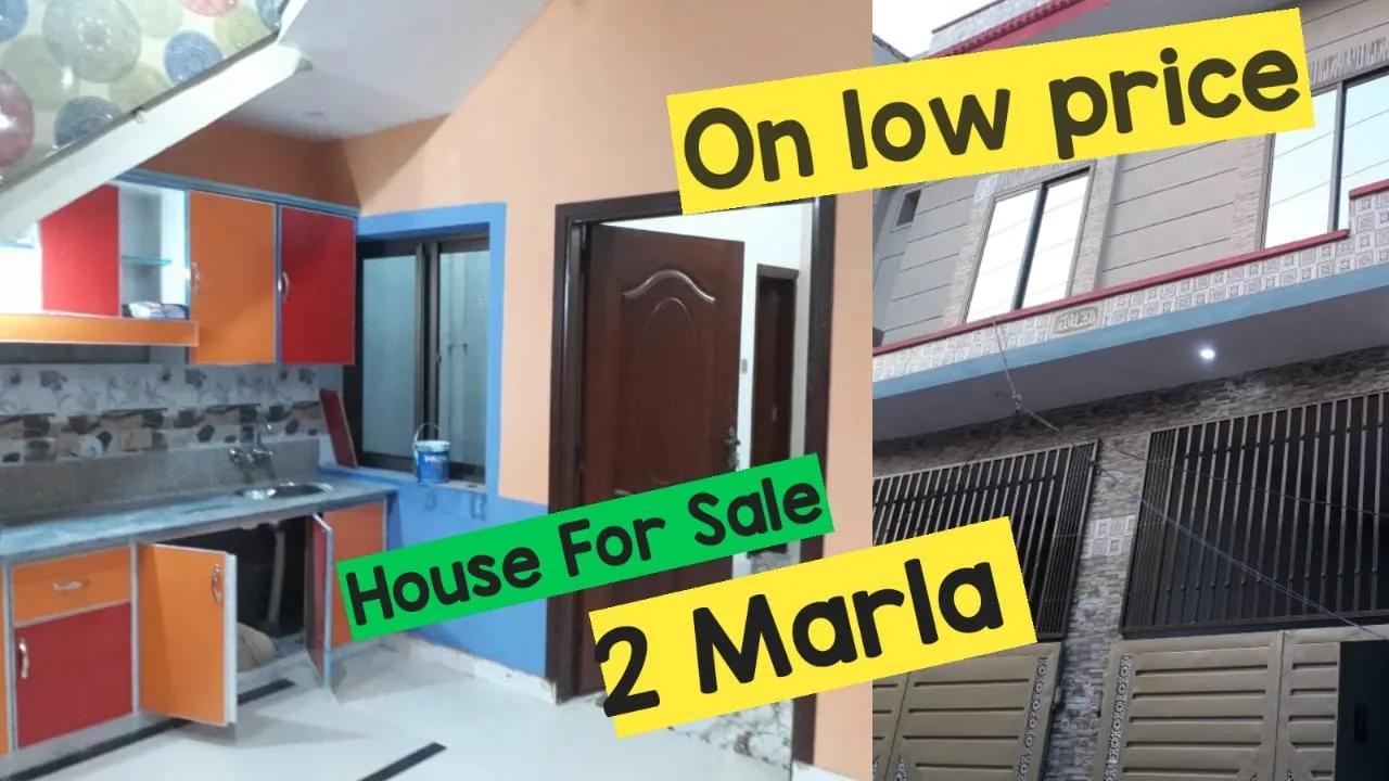2 Marla designer double Story House for sale in sargodha | Divine properties | Demand 34 Lac | 2 BHK