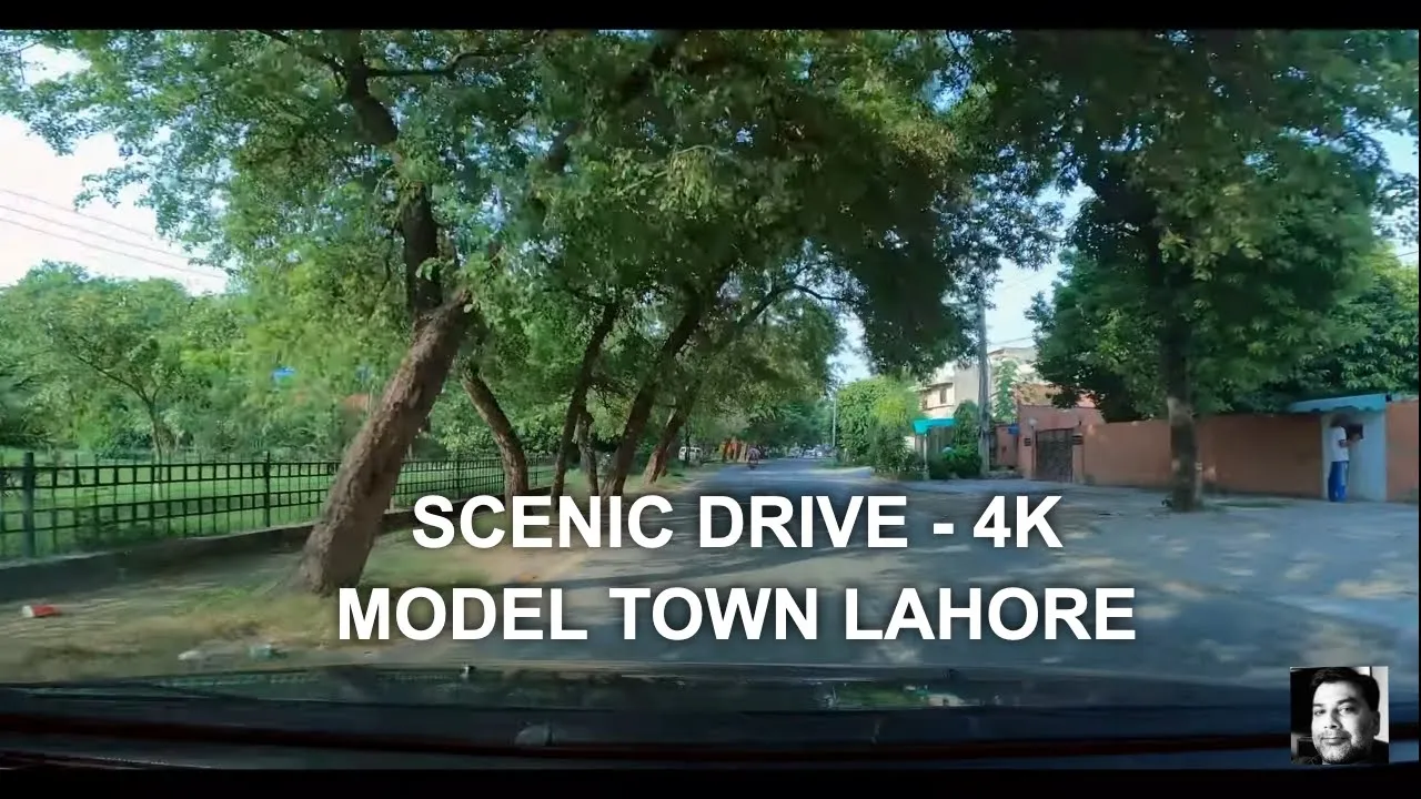 Model Town Lahore - Smooth Scenic Drive - Streets of Lahore - 4K - GoPro 9
