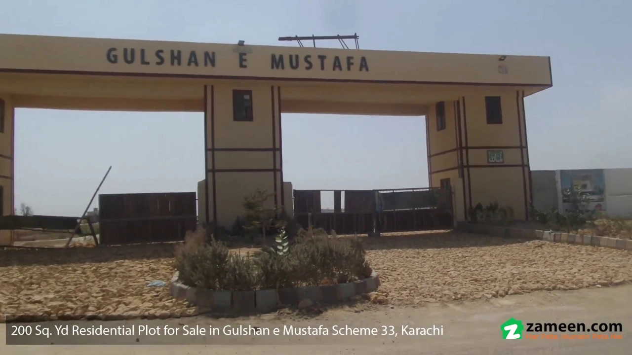 8 MARLA RESIDENTIAL PLOT FOR SALE IN GULSHAN E MUSTAFA KARACHI