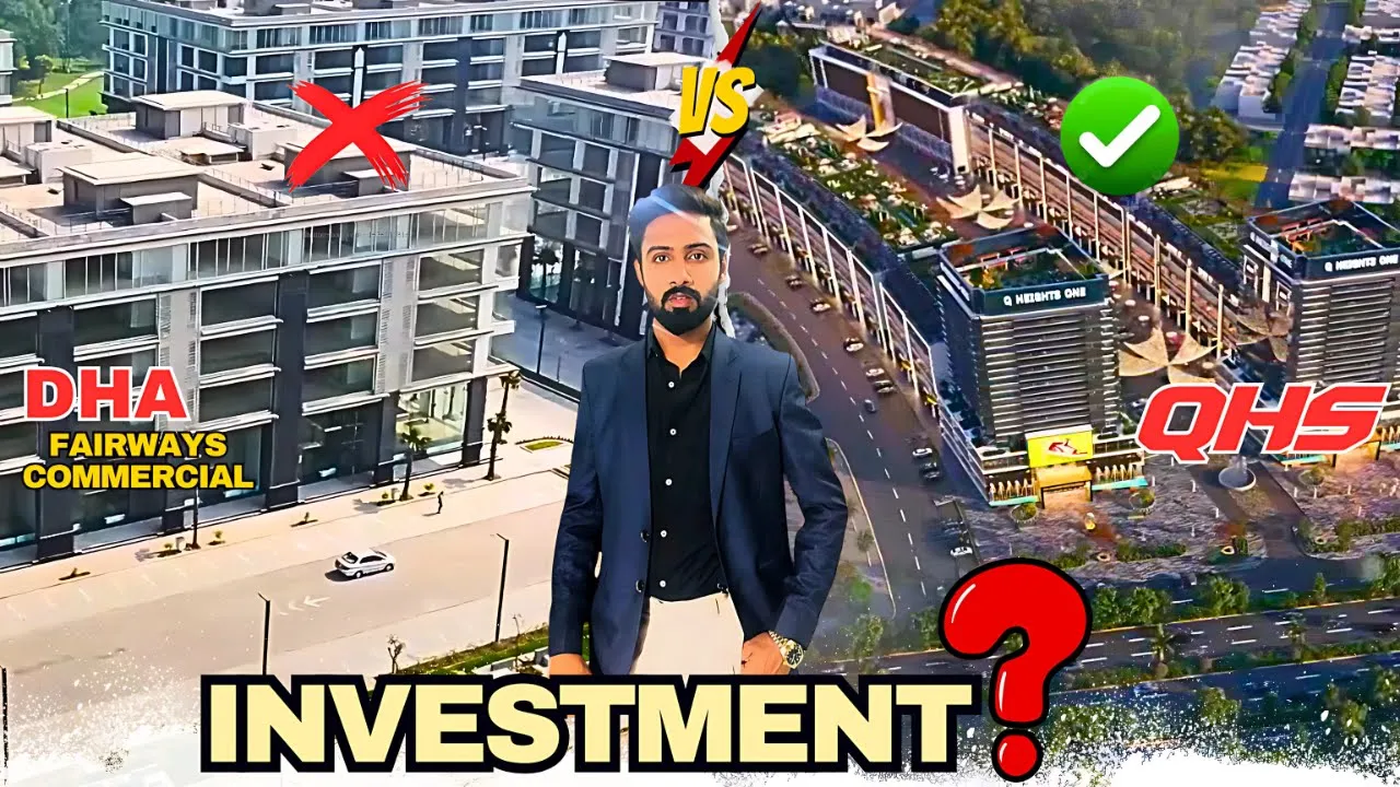 DHA Raya Fairways Commercial | Q High Street | Best Commercial property | Pine Avenue Lahore I Plaza