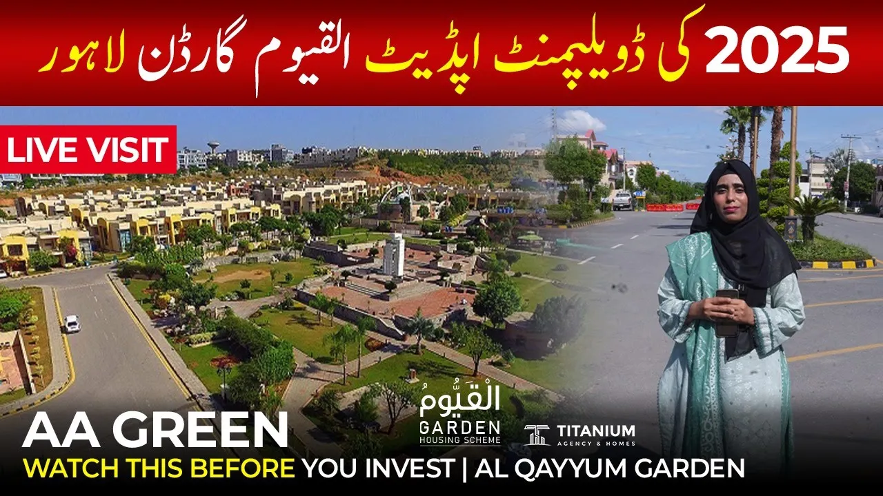 Live Visit | Latest Development Work at Al Qayyum Garden | Titanium Agency & Homes