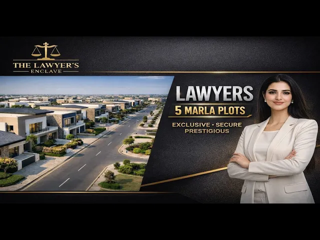 The Lawyer’s Enclave Lahore | Lawyers Only 5 Marla Plots in Shadman Enclave Housing Society #lahore