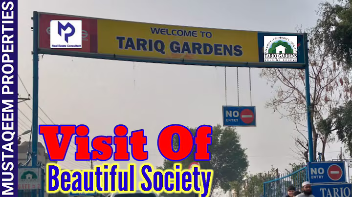 Visit Of Tariq Garden | Most Expensive but Beautiful Society Of Lahore | Mustaqeem Properties