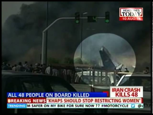 48 people lose their lives in Mehrabad Airport plane crash