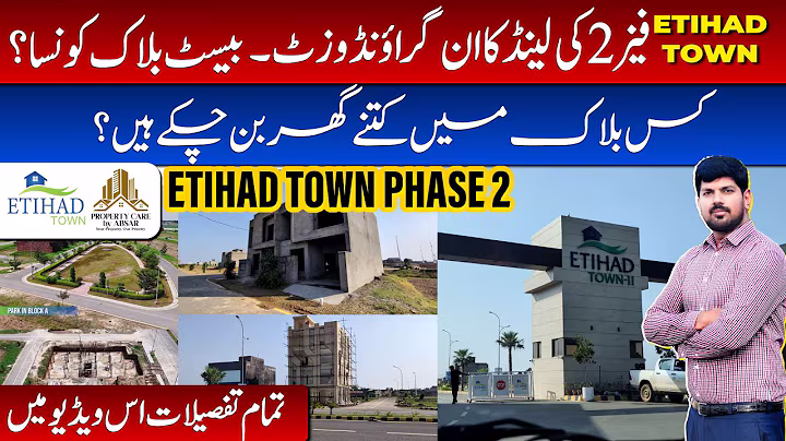 Etihad Town Phase 2 Lahore 2025 🏗️ | Latest Development & House Construction Block-Wise Update