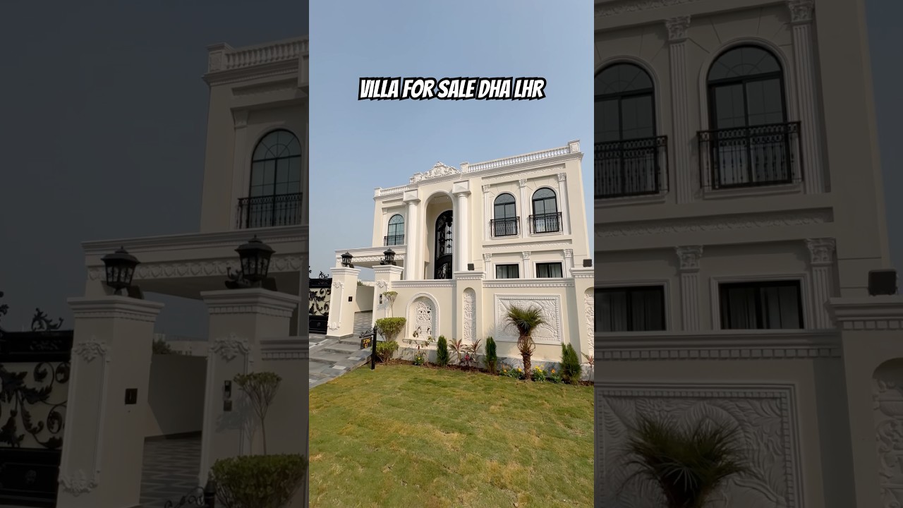 Luxury 1 Kanal Villa Tour DHA Lahore #shortsvideo #property #housefrontdesign