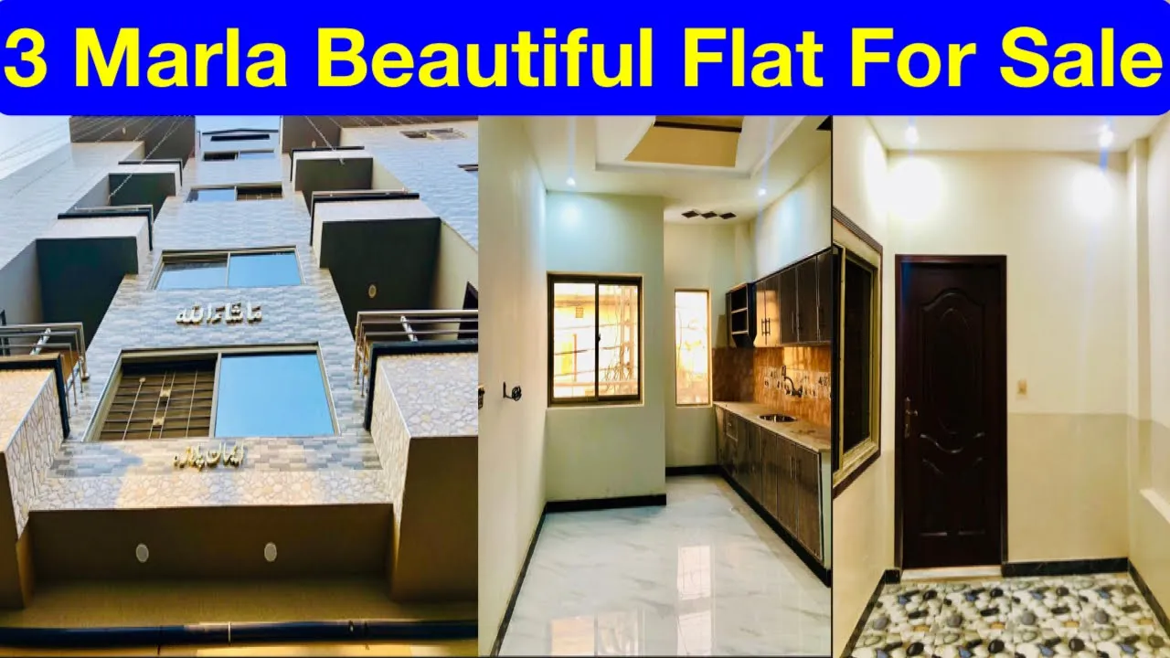 3 Marla Brand New Luxury Flat | For Sale in Samanabad Lahore Pakistan | Lahore Realty