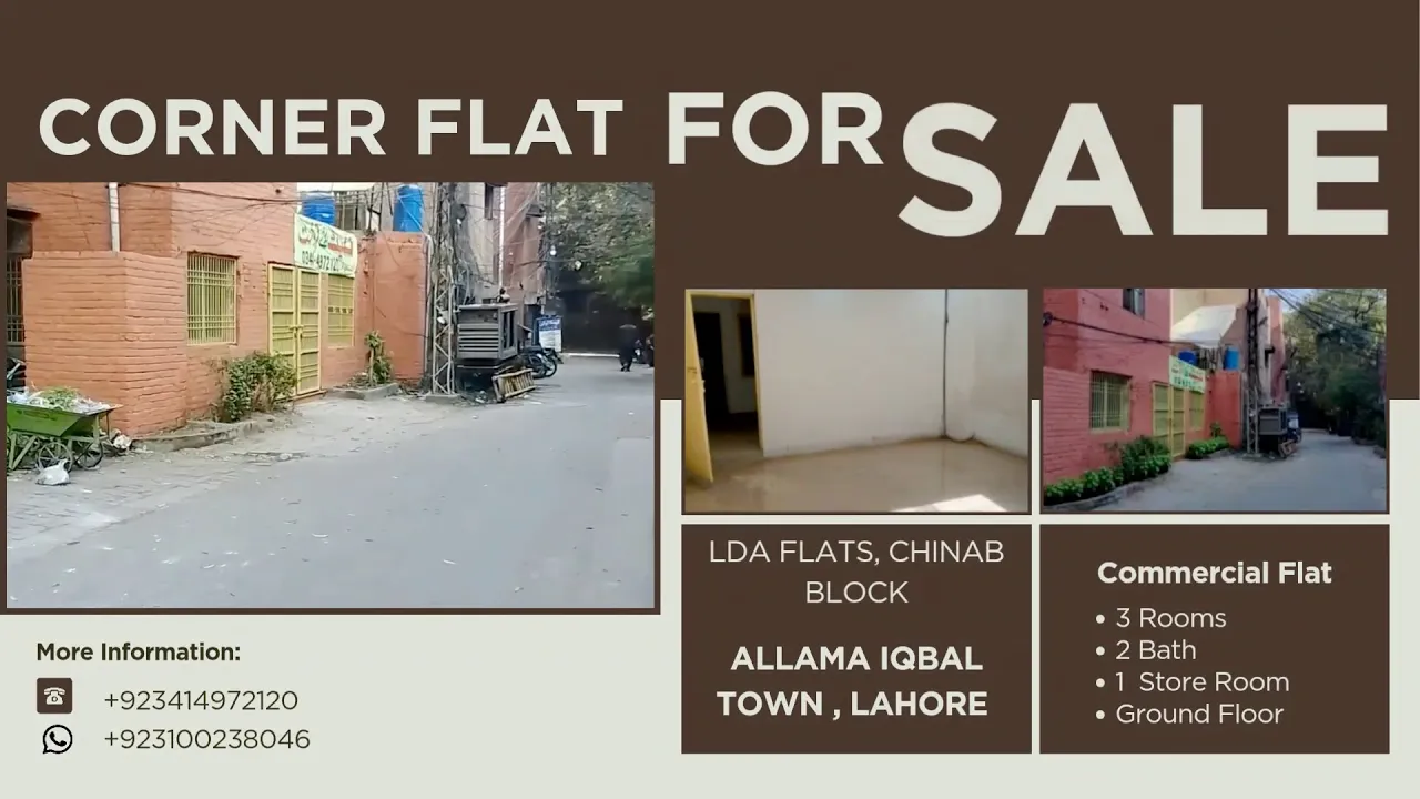 Best Investment Opportunity | Flat for Sale in Allama Iqbal Town Near Dubai Chowk