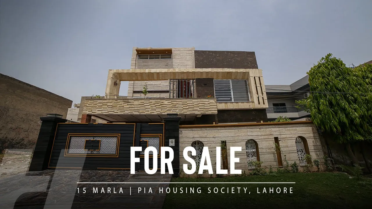 15 Marla House For Sale | PIA Housing Society, Lahore