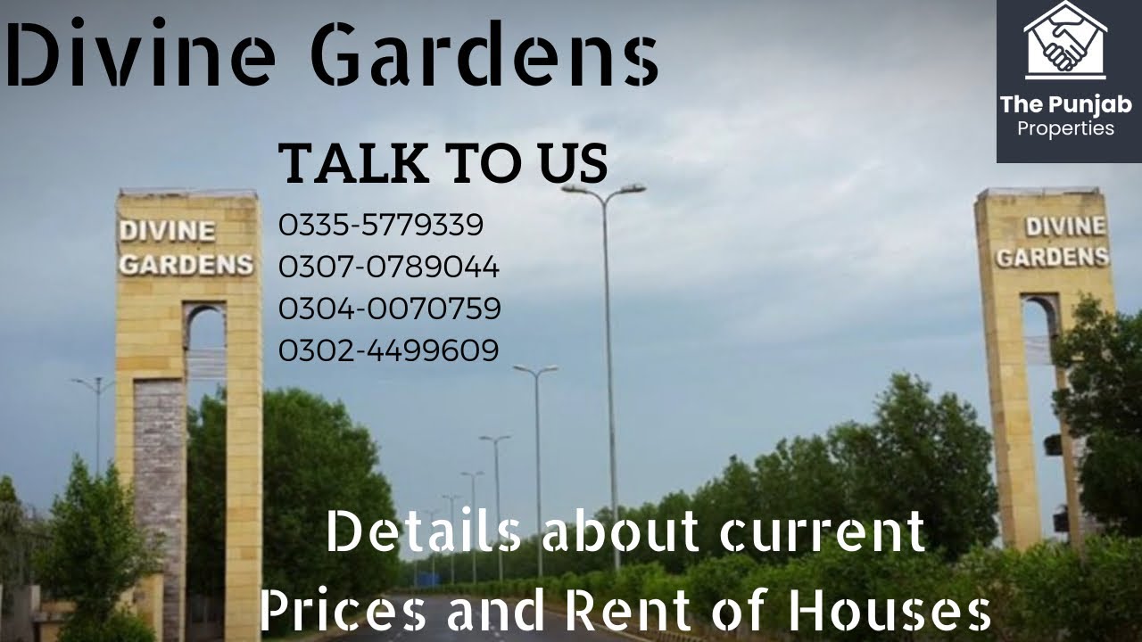 Visit Of Divine Gardens Housing Society Near DHA Phase 8, AirPort, Ring Road Lhr Cantt.??03355779339