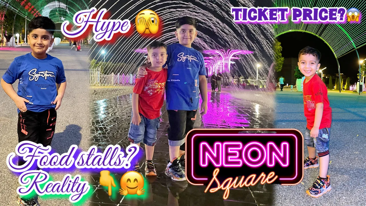 Neon square Lahore/Eden City/Defense Phase8/CompleteTour and Guidance @learnandfunwithahmad&ibrahim