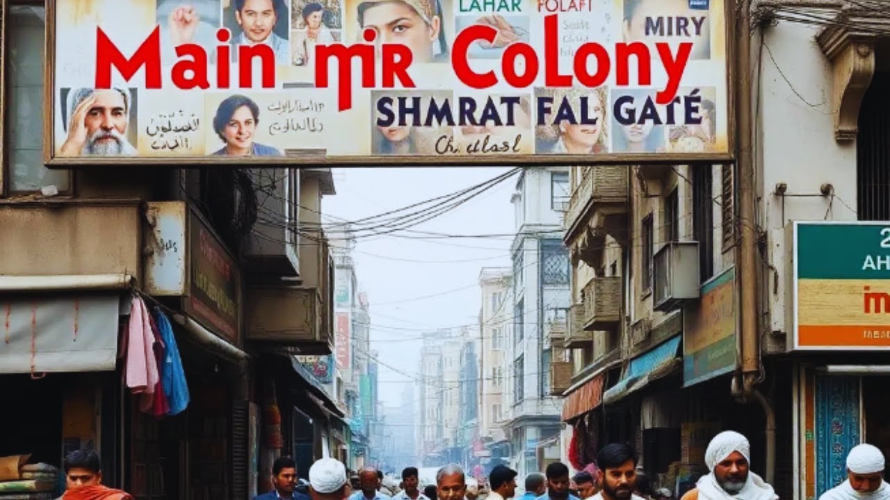 Railway Station To Mian Mir Colony Walking Tour Exploring Lahore @HibaManiVlogs