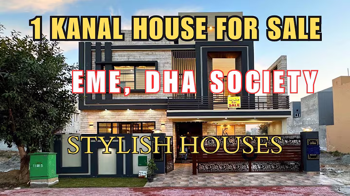 What Makes DHA EME Society's 1 Kanal Houses So STYLISH?