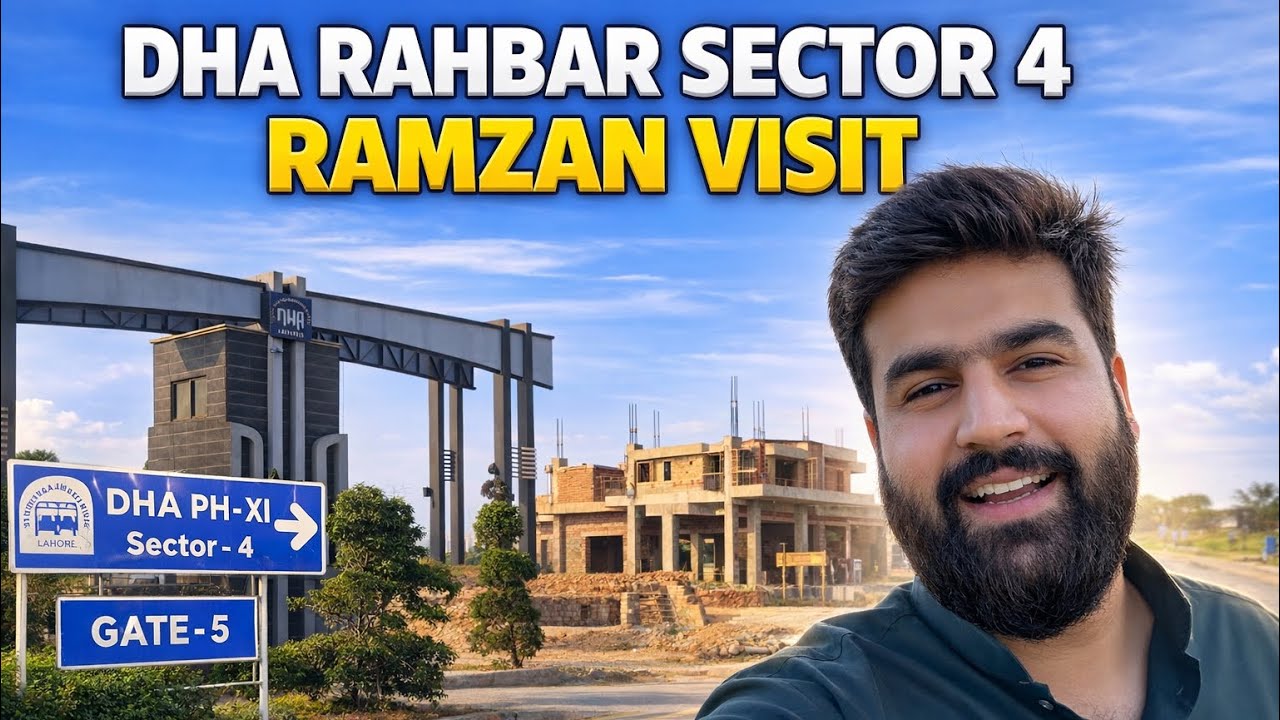 DHA RAHBAR SECTOR 4 LATEST VISIT | DHA RAHBAR LAHORE #dharahbarlahore #dharahbarsector4