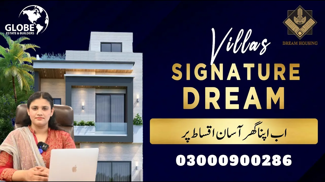 Signature Dream Villas 3 Marla Double Story House for sale on Instalment #villaforsale