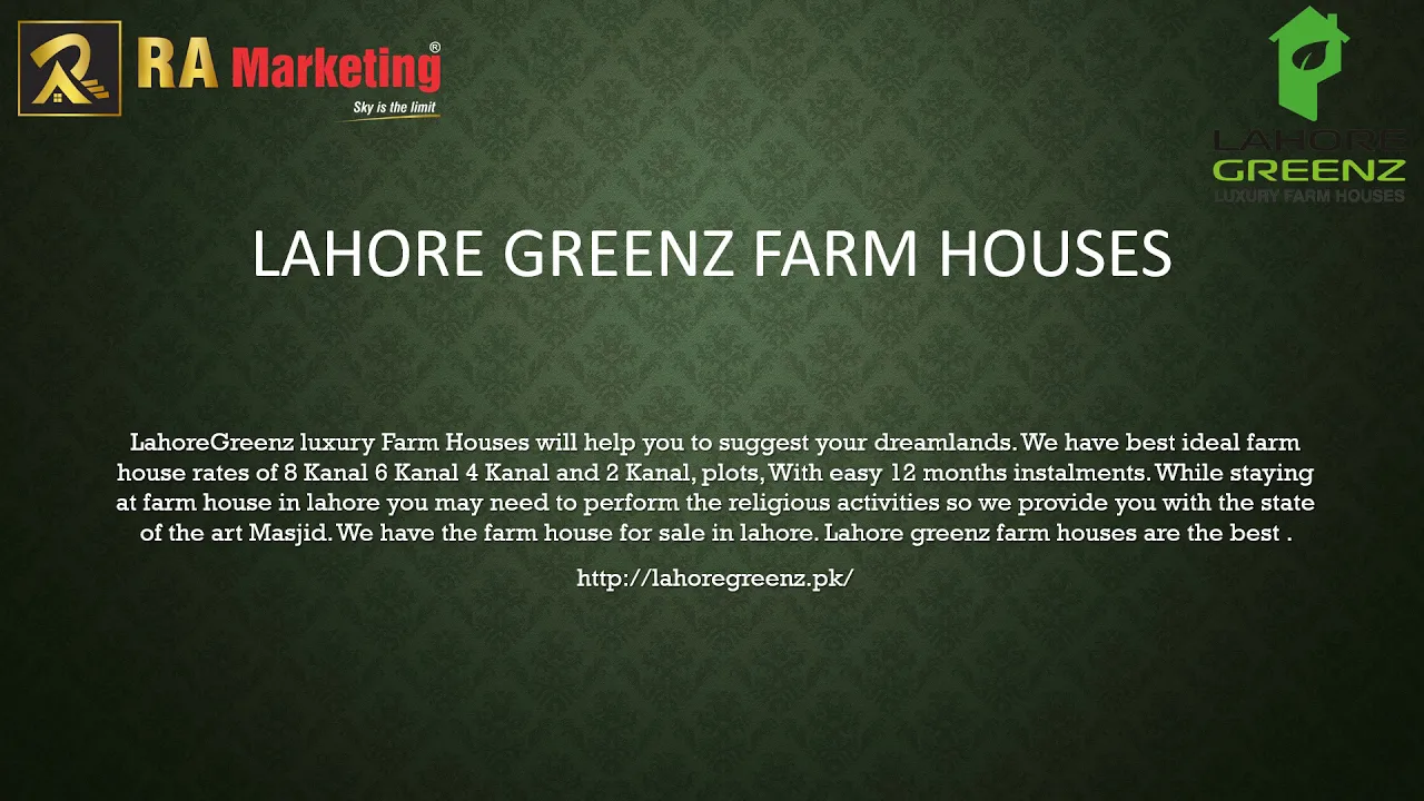 Official Farm House Society In Lahore ~ Lahore Greenz