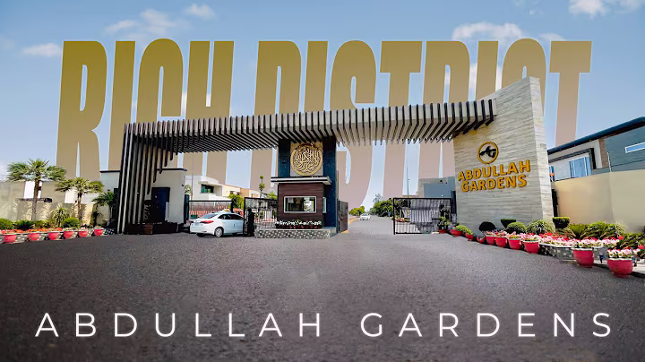 Abdullah Gardens Faisalabad | Rich District | House and Plots Sale & Purchase | Zee Real Estates