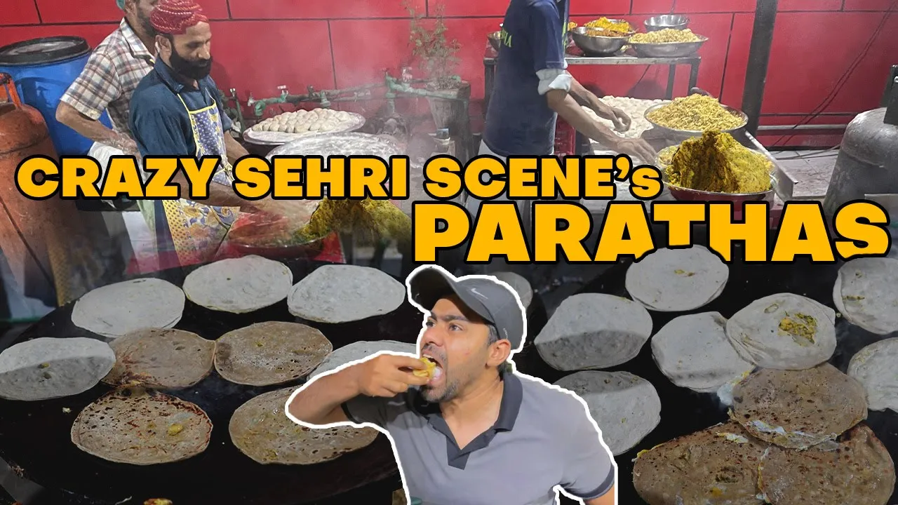 70 Year Old MashaAllah Mazang Paratha | Sehri Mai Shadeed Rush |  Trip Tuck