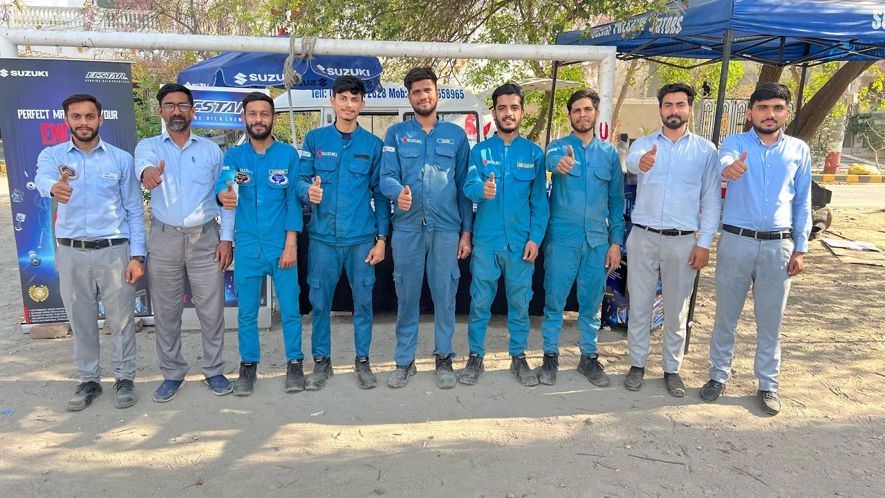 Free Check Up Campaign, Suzuki Vehicles at Venus housing Society, Suzuki Prestige Motors