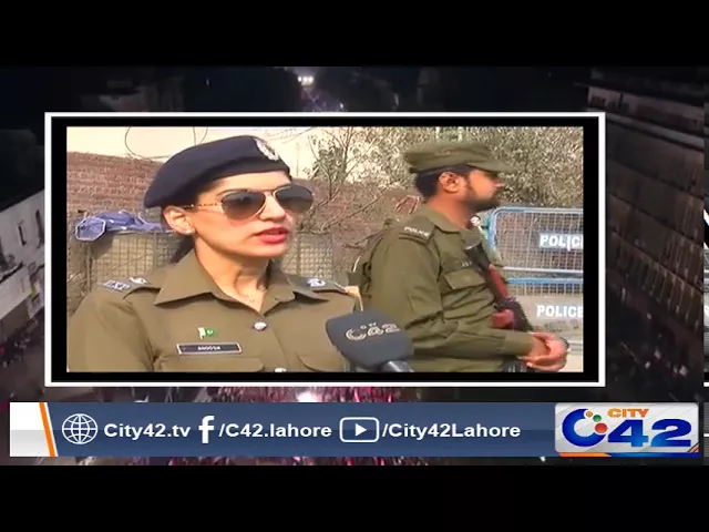 Lahore Police security arrangements for Jalsa