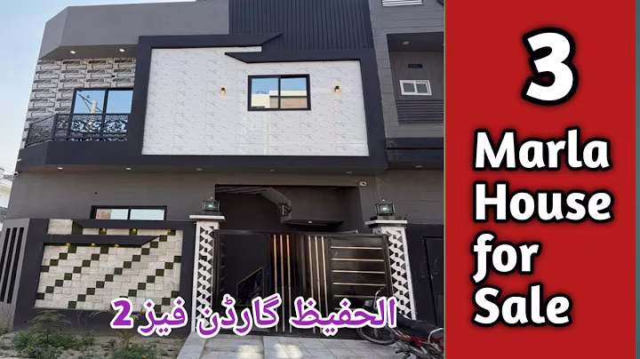 3 Marla modern house for sale Al Hafeez garden phase 2, Canal Rd., Lahore 03214777571