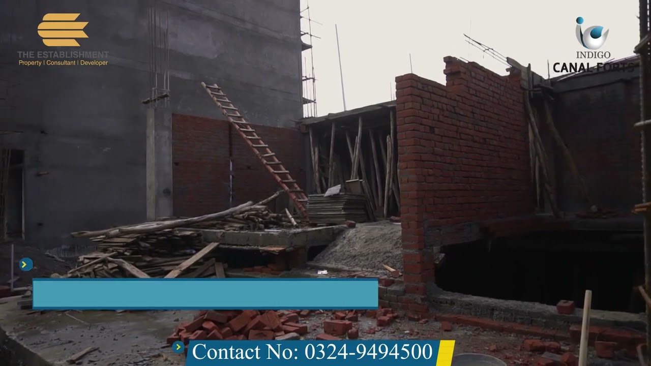 The Construction of 2nd Commercial Plaza at Indigo Canal Forts Lahore is going on rapidly...