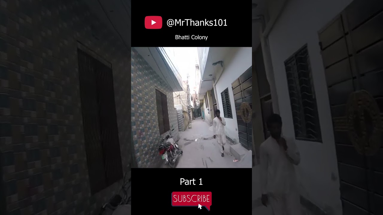 Streets of Lahore - Bhatti Colony - Part 1