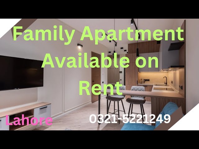 Family Apartment available on Rent Area:::Islam Nagar Walton Road Lahore Near Cavalry Ground