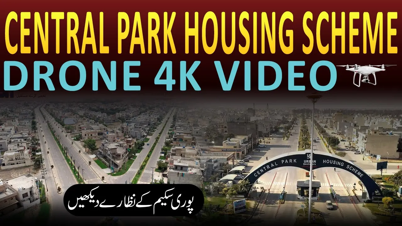 Central Park Housing scheme | 4K Drone Video | Property 2025
