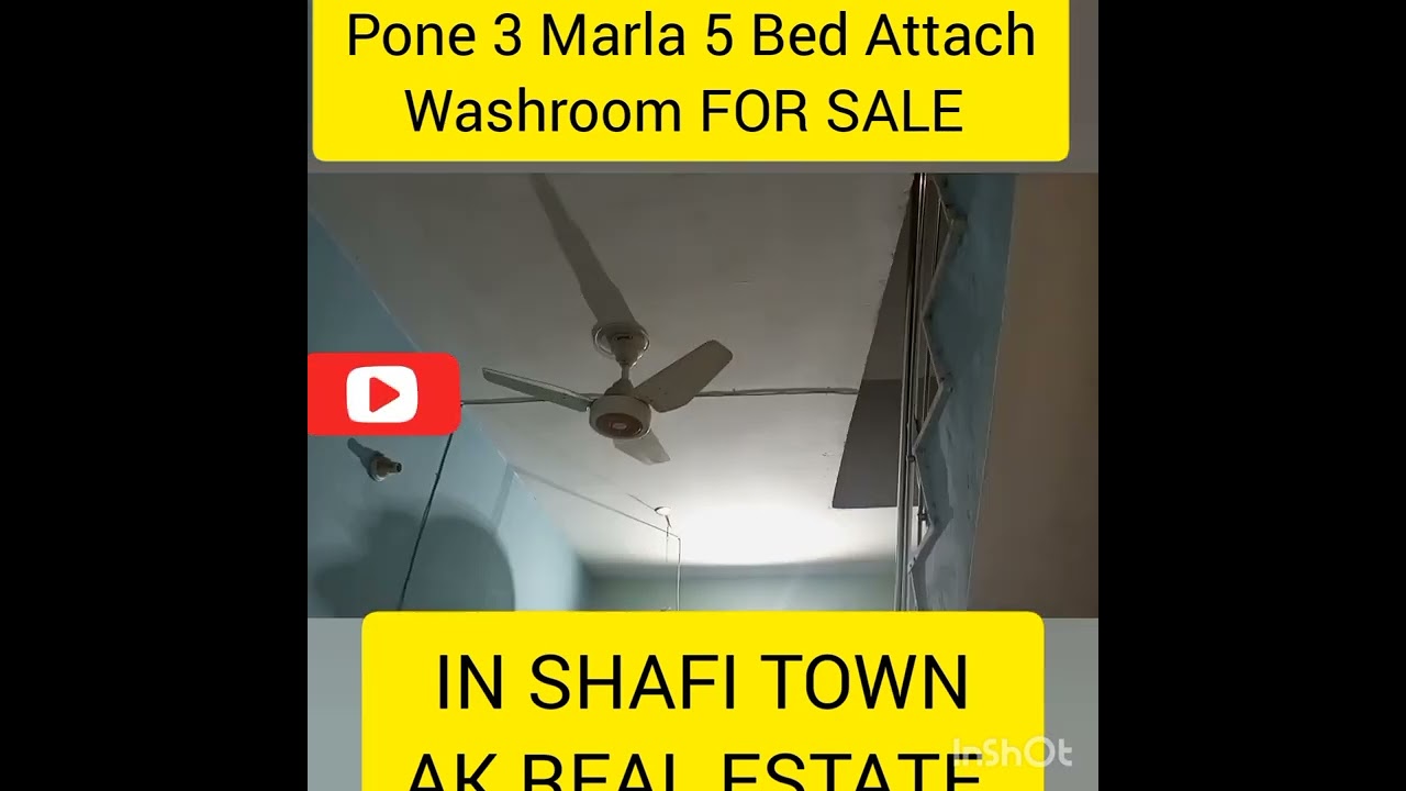 pone 3 Marla House Furnished for sale in SHAFI TOWN 5 Bed's attach washroom