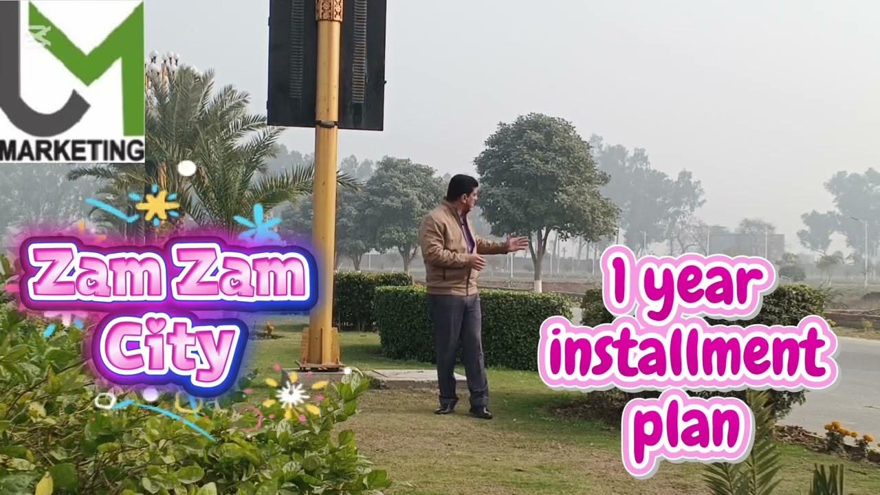 zam zam city brb canal road Manawan Lahore 3,5 and 8  Marla plots 1 year installment plan