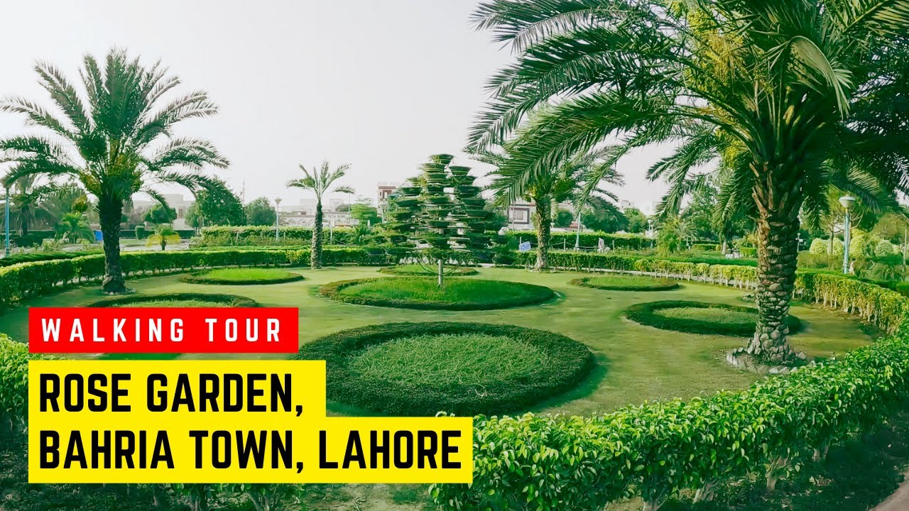 Rose Garden Bahria Town Lahore | Walking Tour